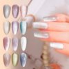 PinkLotta UV Gel Polish Nail Soak off Ceramic Cat Eye Light Pink Color - Image 4