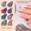 PinkLotta UV Gel Polish Nail Soak off Ceramic Cat Eye Light Pink Color - Image 6