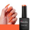 PinkLotta 15g Sun Orange Color Nail Gel Polish PLO3035 - Image 2
